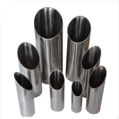 शीत गर्म लुढ़का हुआ स्टेनलेस स्टील गोल ट्यूब 0.5mm-6mm निर्माण सामग्री के लिए वेल्डेड